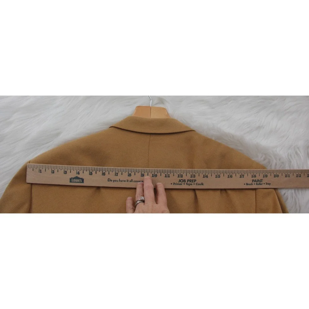 Chaps Ralph Lauren Tan Microfiber 3 Button Blazer Jacket 41R Preppy Old Money